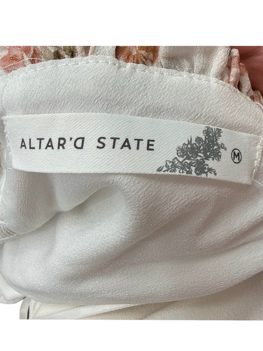 Altar'd State Rose Floral Ruffle Mini Dress - Picture 6 of 6